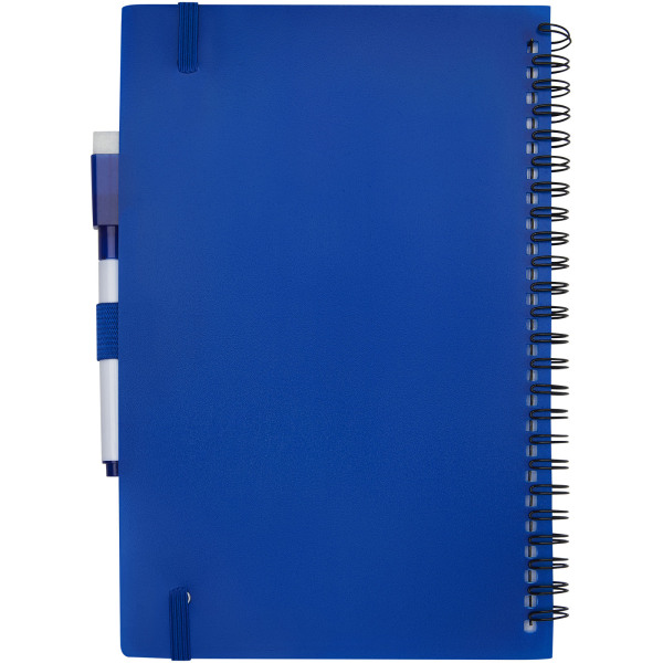 Pebbles herbruikbaar notitieboek in A5-formaat - Blauw