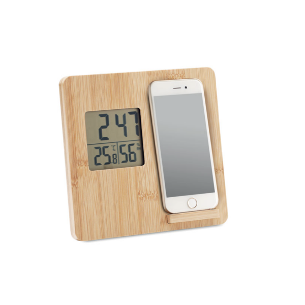 Weerstation en draadloze oplader